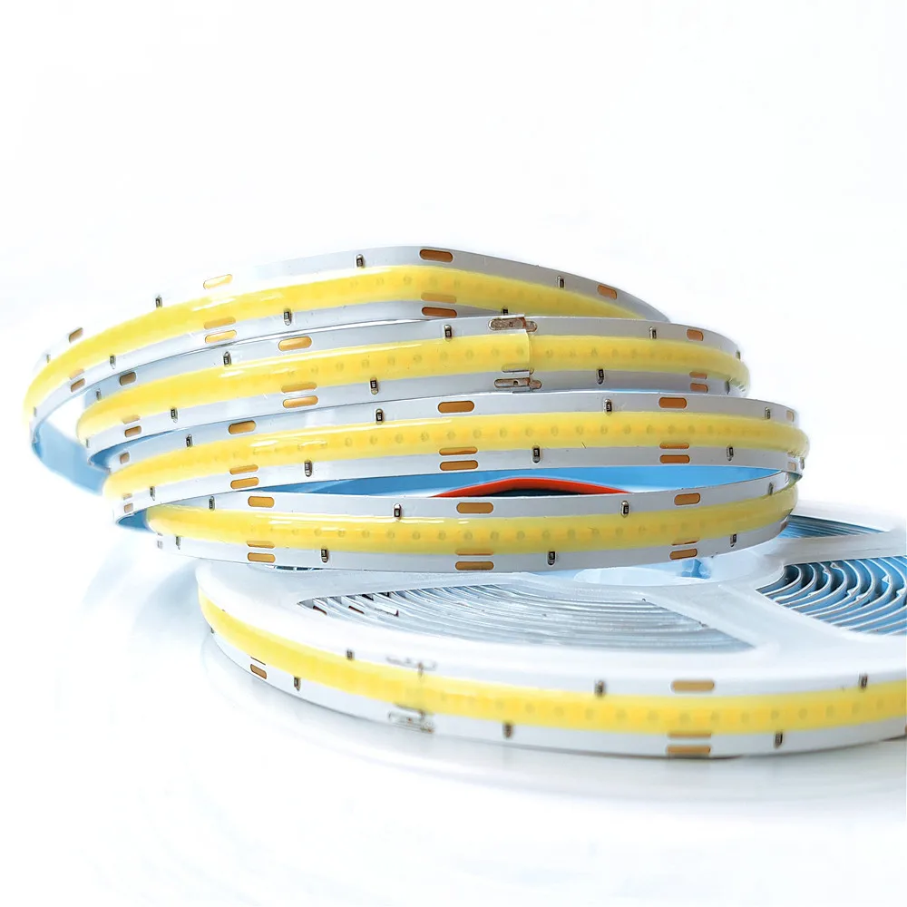 CCT COB LED Strip 576 LEDs High Density Flexible CCT Dimming COB LED Lights DC12V 3000K 4000K 6000K LED Tape 0.5m 1m 2m 3m 5m