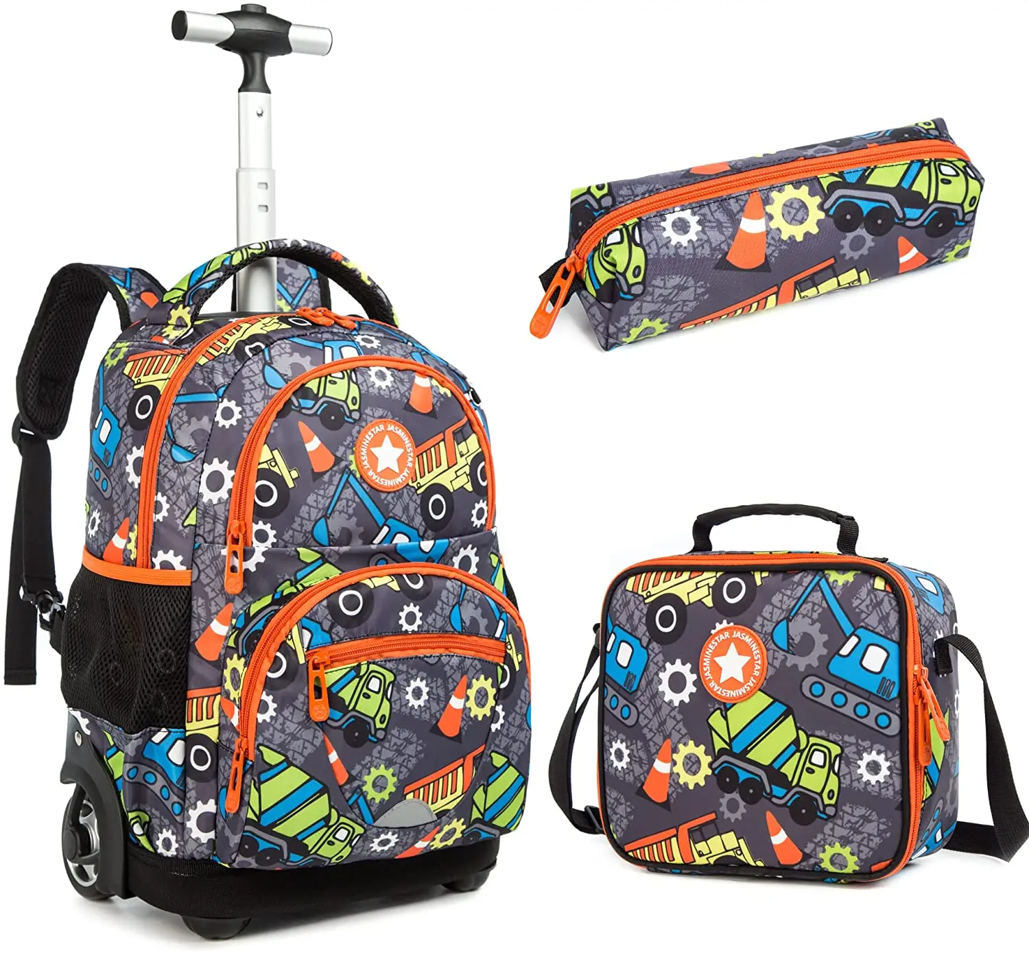 Imagem -02 - Mochila Escolar para Crianças Trolley Bolsa para Meninos e Meninas Bolsas de Bagagem para Laptop para Crianças 16