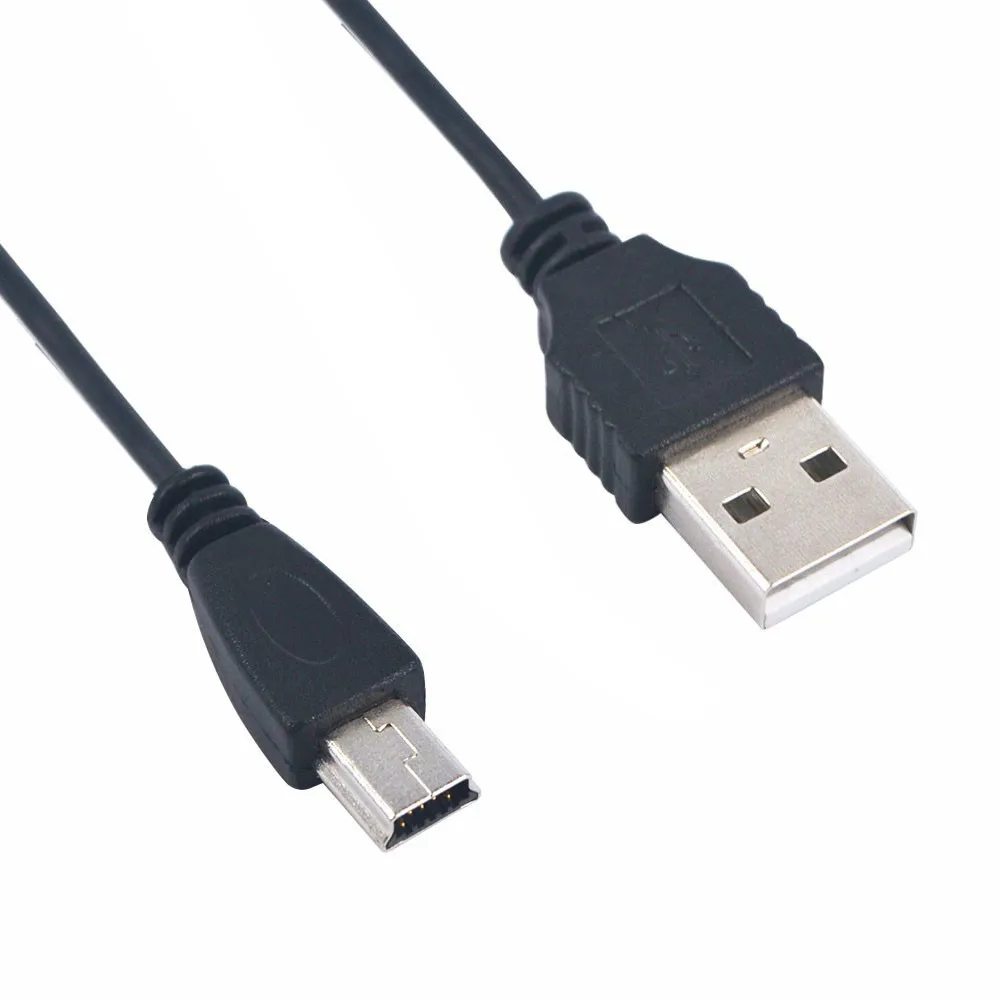 1/2/5Pcs 80cm Universal Mini USB 5 Pin Date Cable 5Pin Charging Charger Cord Cables for MP3 MP4 Player Old Phone Camera Car GPS