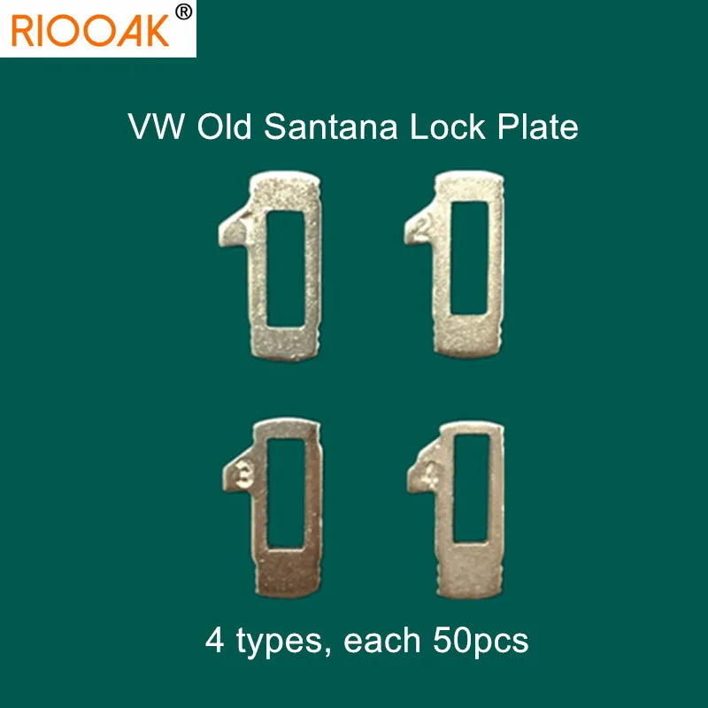 200pcs/lot Car Lock Reed Locking Plate For VW Old Santana (4 Types Each 50pcs) Auto Repair Accessaries Kit Free Shipping