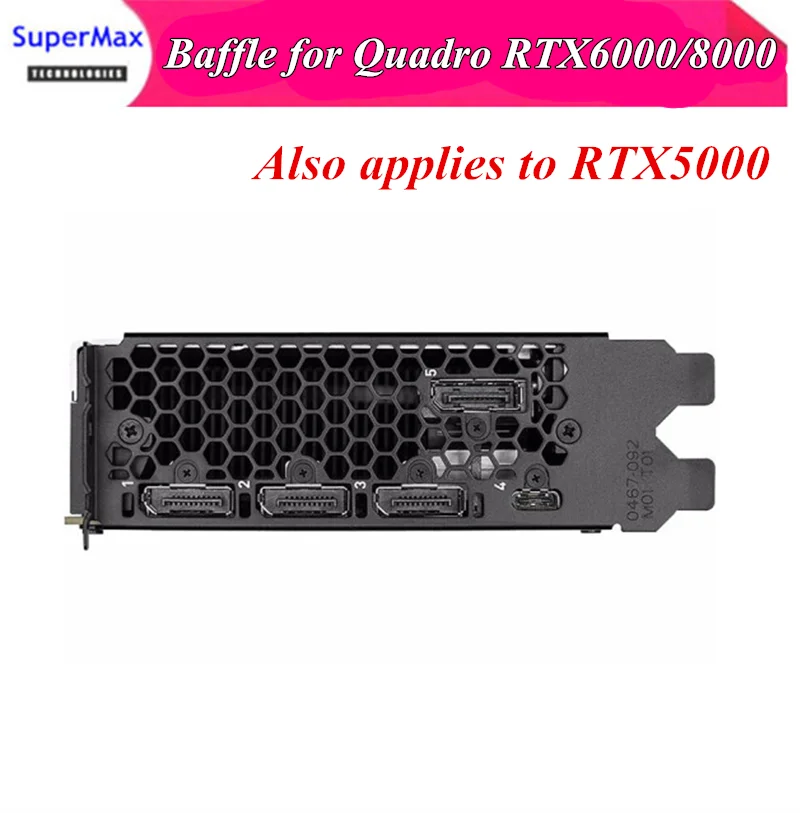 

Оригинальный кронштейн для видеокарты Quadro RTX5000 RTX 6000, Безель для видеокарты RTX 8000, пустая перегородка