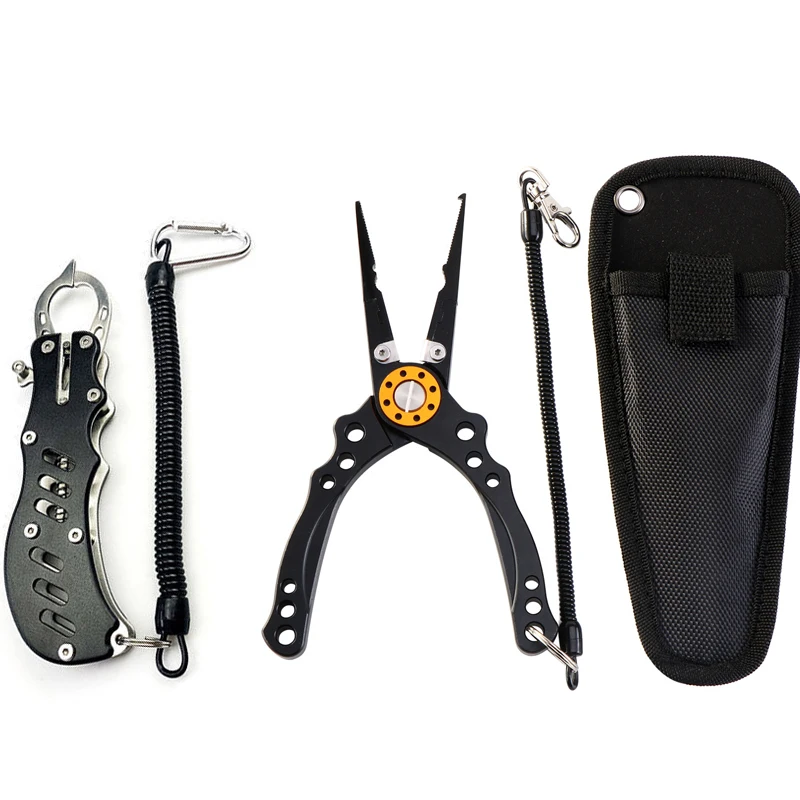 

Многофункциональные рыболовные плоскогубцы, из алюминиевого сплава, для нарезки приманок