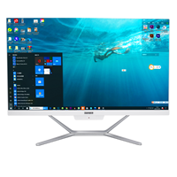 Desktop Computer Quad Core Intel i7 8565U All in One PC Gaming 24 Inch 1920*1080 Monitor DDR4 m.2 SSD Windows 10 Office using