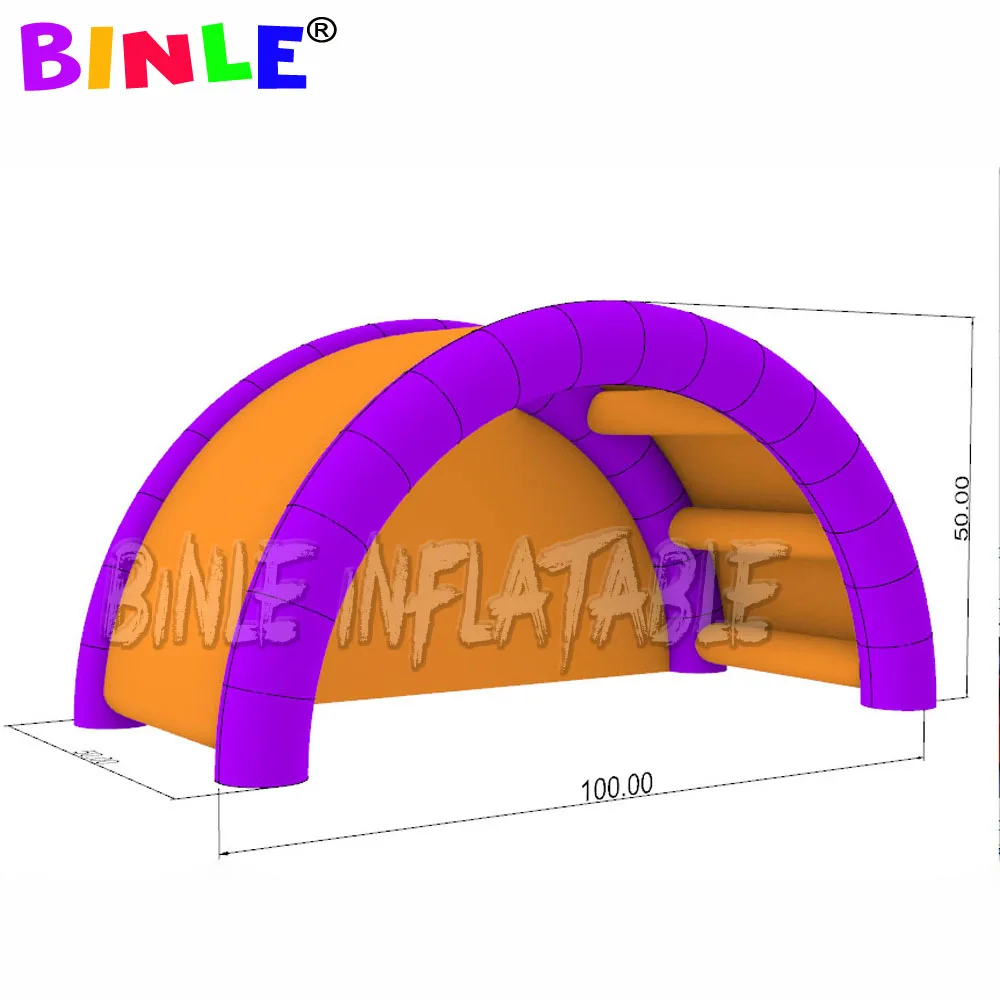 10x10x5m air supported structure large PVC inflatable tent,airtight style dome marquee for events or exhibitions shipping by sea