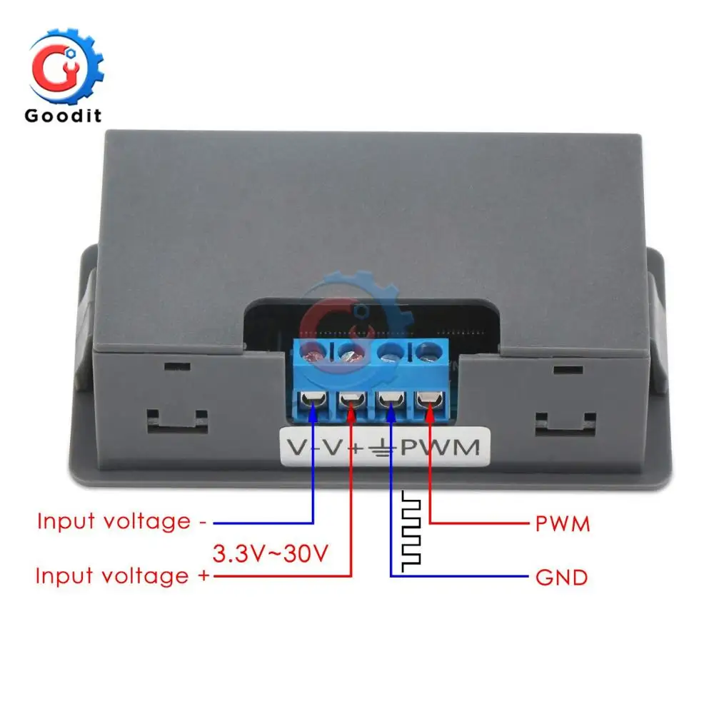 Imagem -04 - Digital Pwm Lcd Signal Generator Frequência de Pulso Onda Quadrada Ajustável Gerador de Função de Sinal Duty Cycle Zk-pp1k 50 Pcs