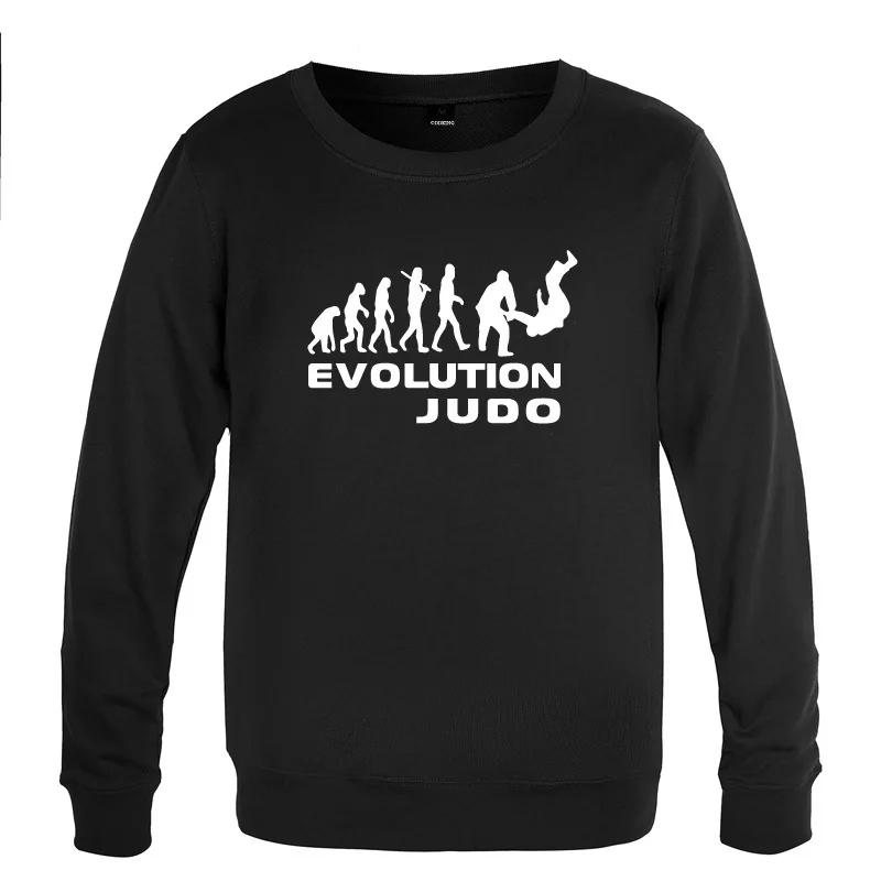 

Evolution Of Judo Funny Sweatshirt Men Spring Autumn Long Sleeve O-Neck Pullover Casual Man Streetwear Sport Hoodie High Quality