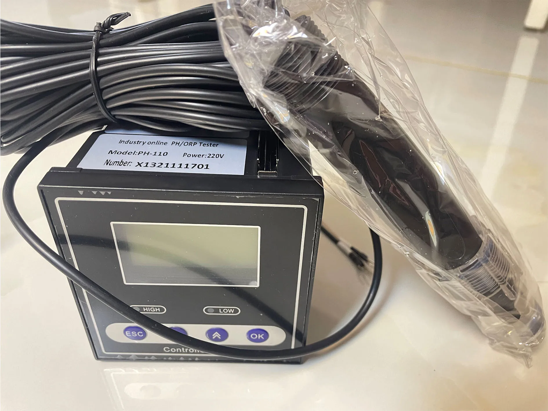 Imagem -03 - Sensor em Linha Industrial 420ma do ph do Medidor de ph para a Água