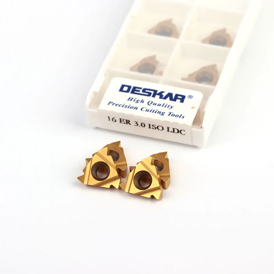 DESKAR 16ER 16IR 1.0 ISO 1.25ISO 1.5ISO 1.75ISO LDC 2.0ISO 2.5ISO 3.0ISO 3.5ISO LDA carbide inserts threaded inserts for P.M.K