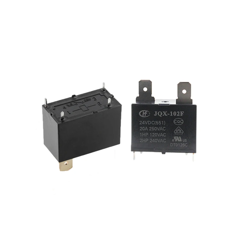 NOVO relé 24V JQX-102F-24V JQX-102F JQX 102F JQX102F 24VDC DC24V 24V relé de ar condicionado 20A 4PIN