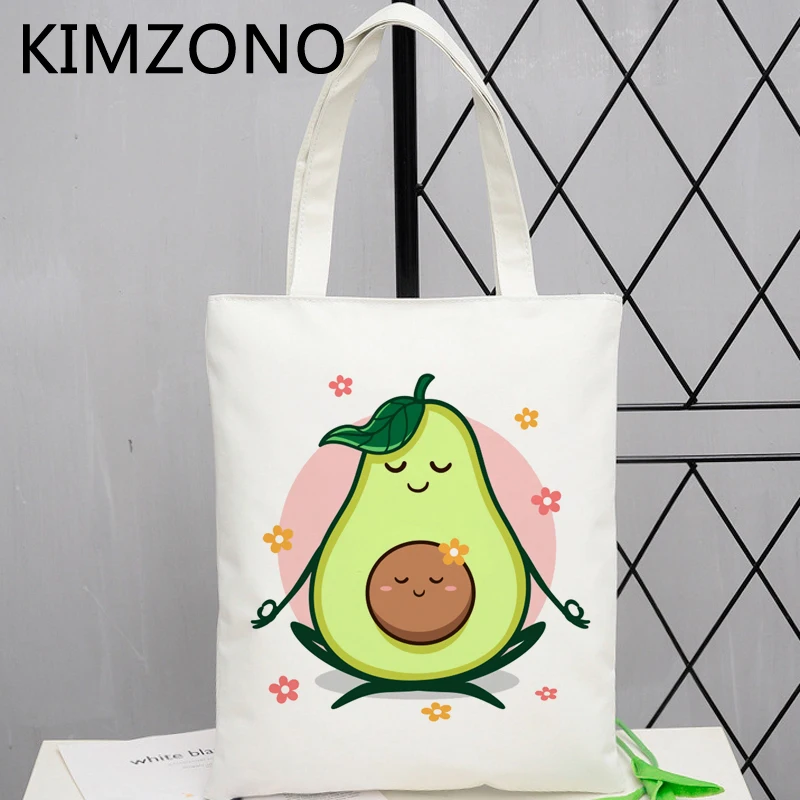 Avocado shopping bag recycle bag handbag tote cotton shopper shopping bag tote foldable grab