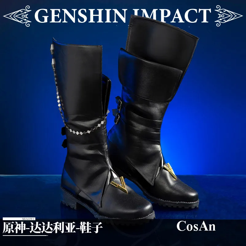 CosAn Game Genshin Impact Tartaglia/Hu Tao/kaeehara Kazuha/Albedo Shoes Cosplay Universal Fashion Battle Boots gioco di ruolo usato