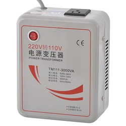 電圧変換器3000w 3kva,220v-240v〜110v-120v,1個