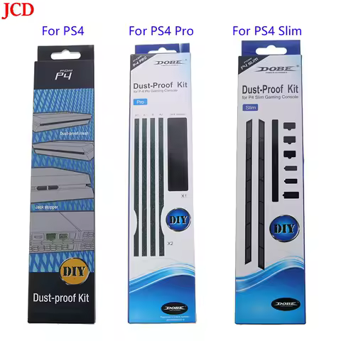 JCD 1Set Dustproof Cover Filter Sponge Dust-proof Kit For PS4 Pro Game Accessories Dust Filter For PS4 Slim Console
