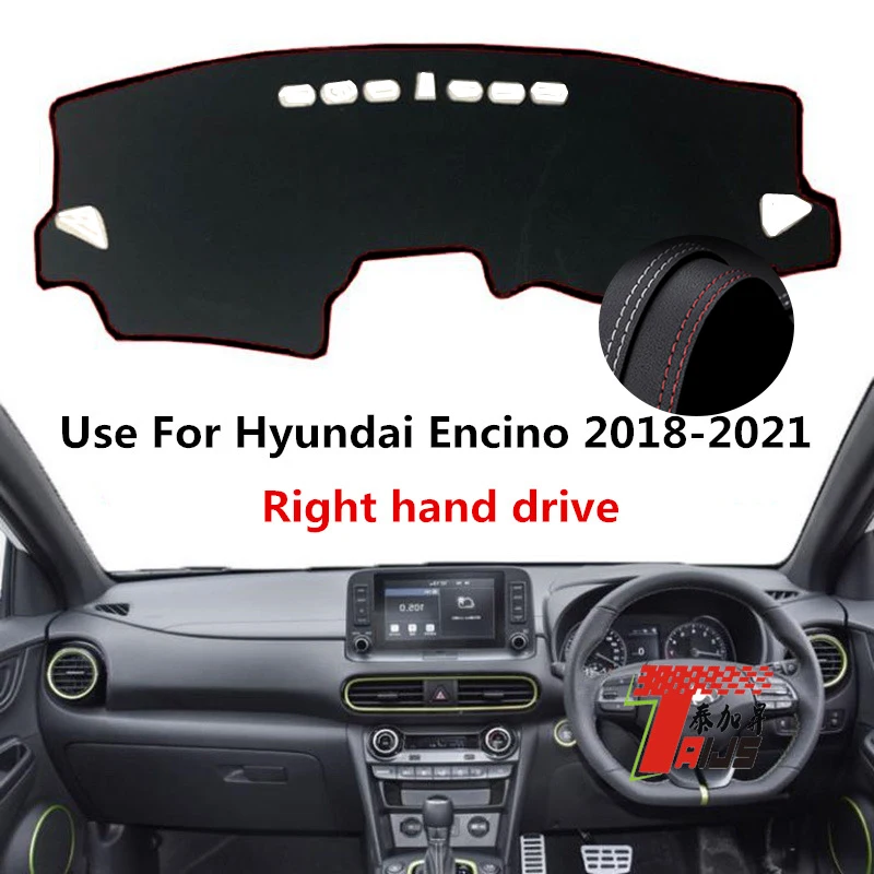 

: TAIJS Factory Protective Anti cracking Leather Car Dashboard Cover For Hyundai Encino 2018 2019 2020 2021 Right hand drive