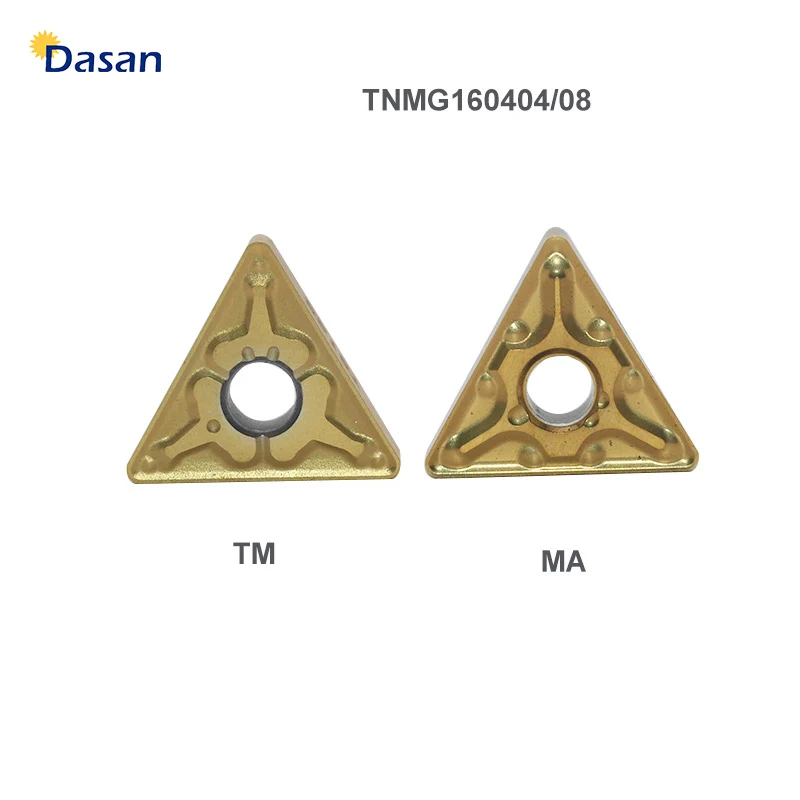 TNMG 160404 MA Carbide Inserts TNMG 160408 TM CNC Lathe Tools External Turning Blade Tools for Steel
