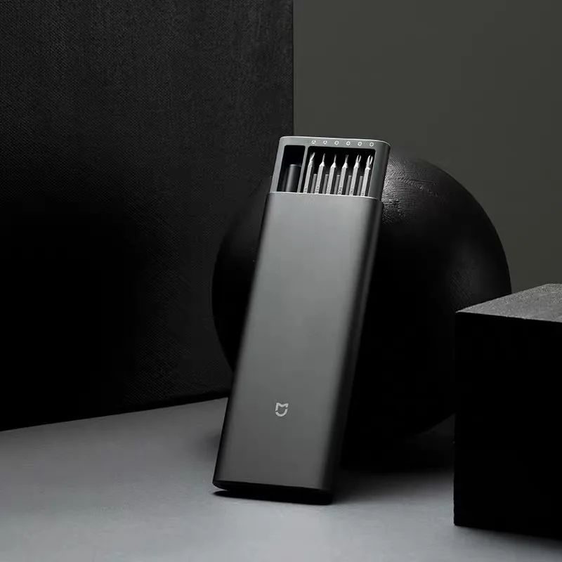Xiaomi-日常使用のためのオリジナルのドライバーキット,スマートハウス用のアルミニウムボックス付きの精密磁気ビットを備えた24個のドライバーのセット