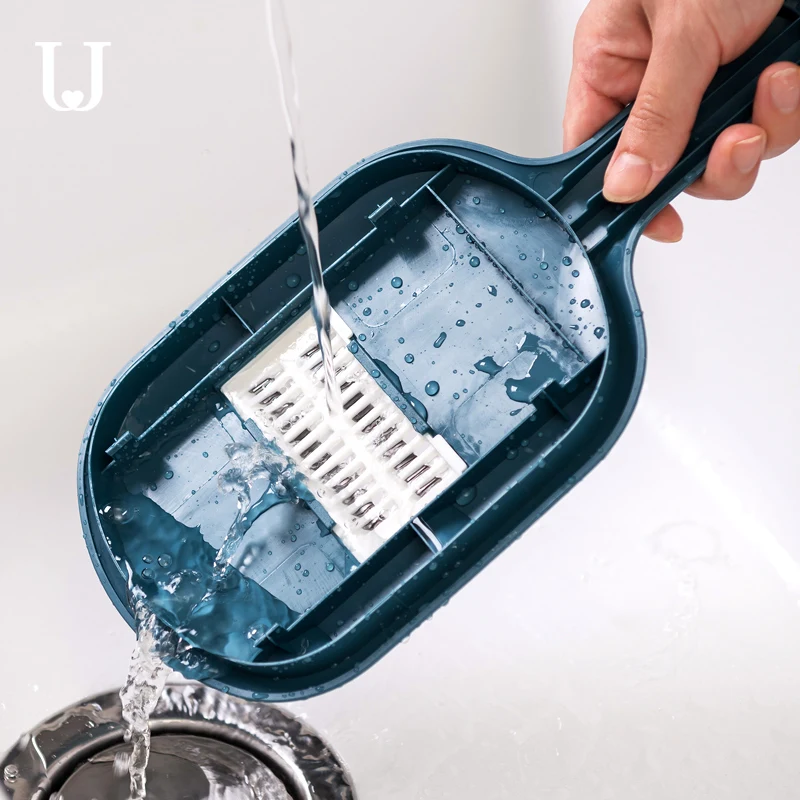 Vegetable Cutter Multifunctional Manual Vegetable Cutter Slicer Potato Grater for Carrots with Food Receiving Box