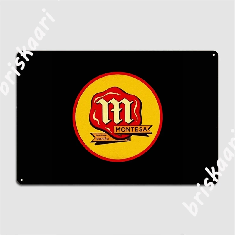 

Montesa Logo Metal Signs Wall Mural pub Garage Design Plaques Tin sign Posters