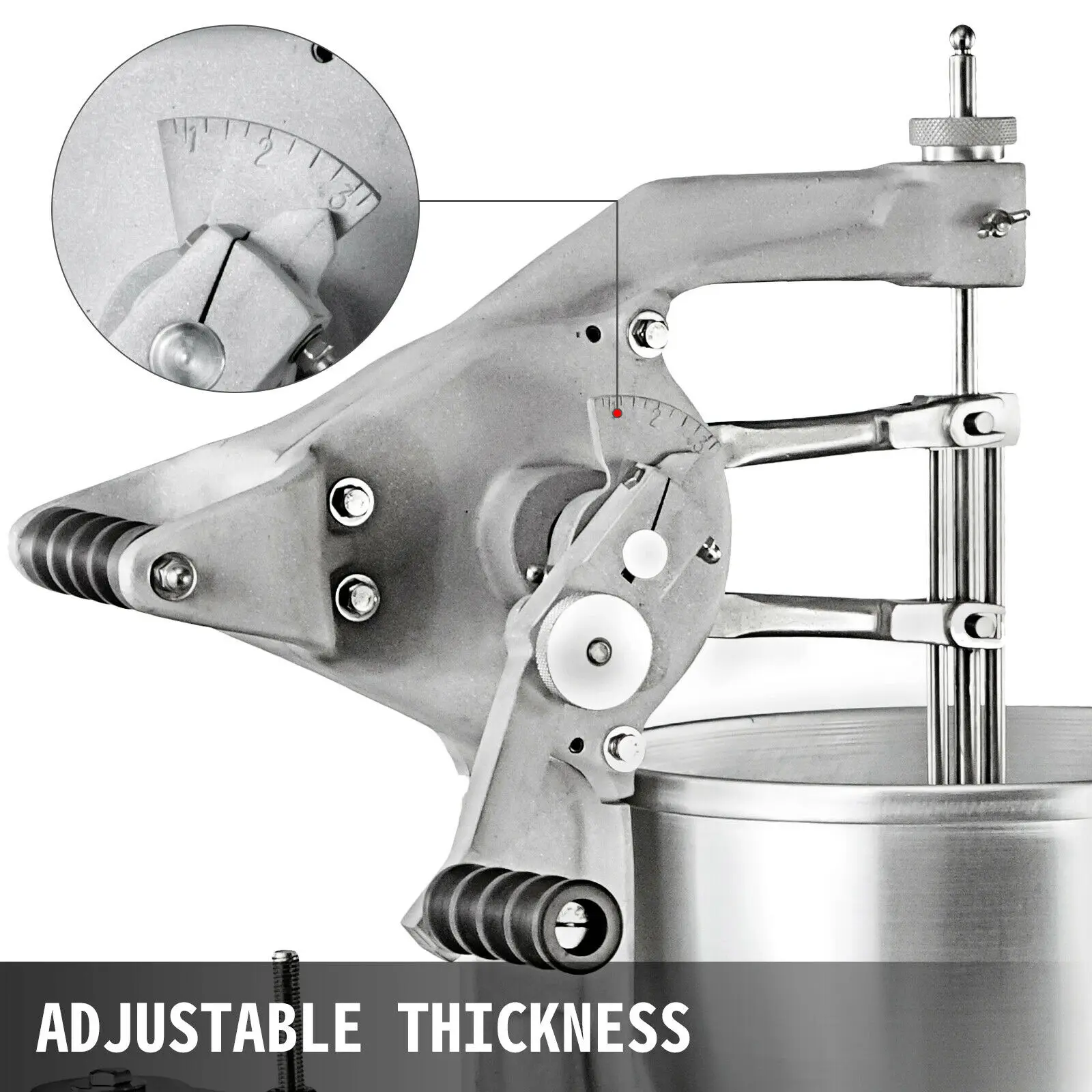 VEVOR-Friteuse Électrique à Billes en Acier Inoxydable, Appareil de Cuisine avec 3 Moules, Commercial, 9L