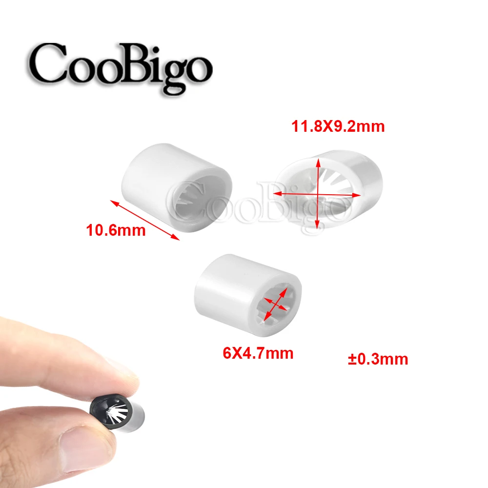 100pcs Cord Lock Stopper Toggle Closure Fabric Wristbands Masks Elastic Rope Lanyard Clip Jewelry DIY Accessories