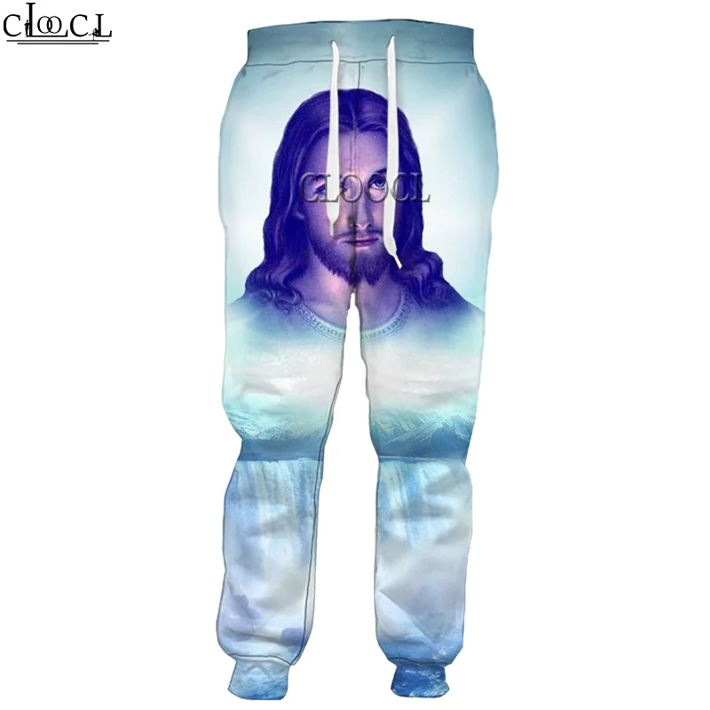 CLOOCL Newest God Religion Christ Jesus 3D Print Men Women Casual Fashion Trousers Autumn Harajuku Hot Sale Pants Drop Shipping