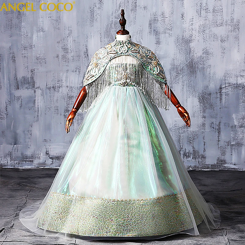 Celebrity Princess Girl Dress Children's Formal Dress Kids Girls Clothes  Birthday Costume Pageant Party Prom Communion Dresses