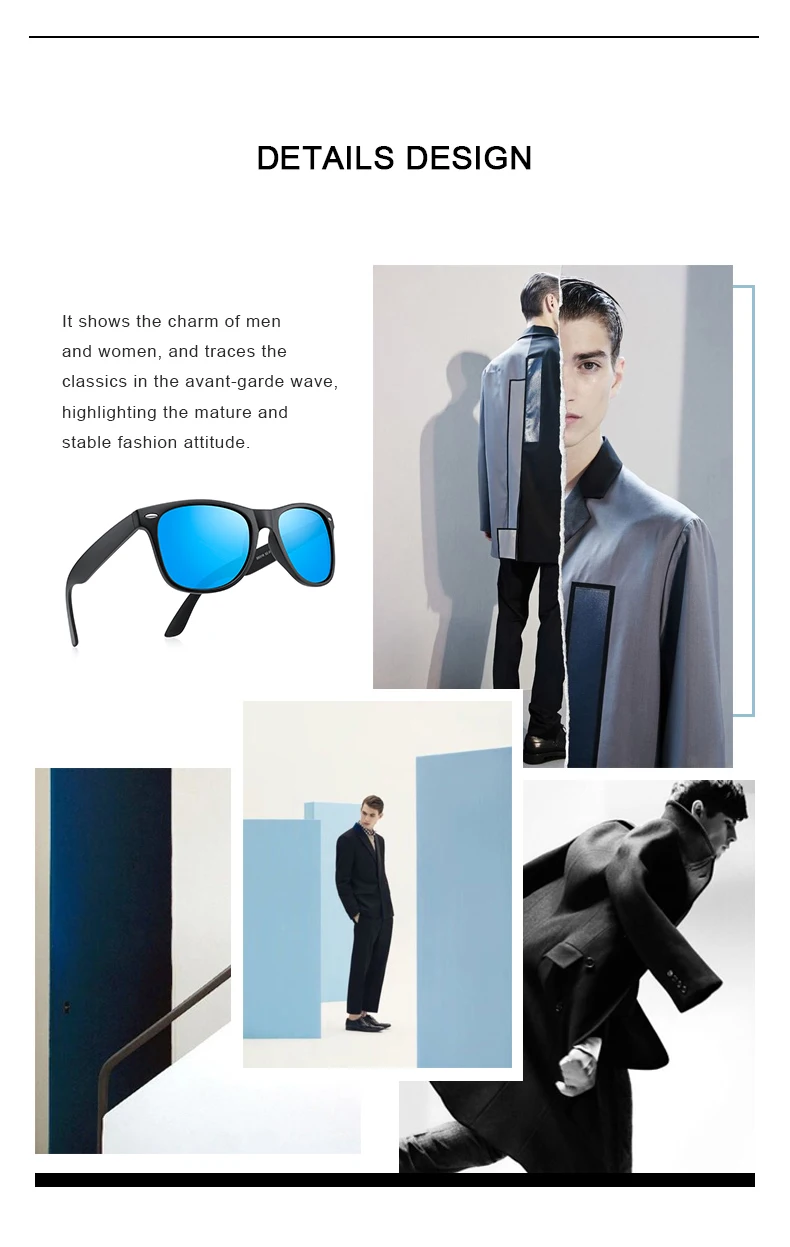 MERRYS DESIGN Men Polarized Sunglasses For Women Classic Retro Rivet Sunglasses For Driving Fishing Outdoor Shades S8318
