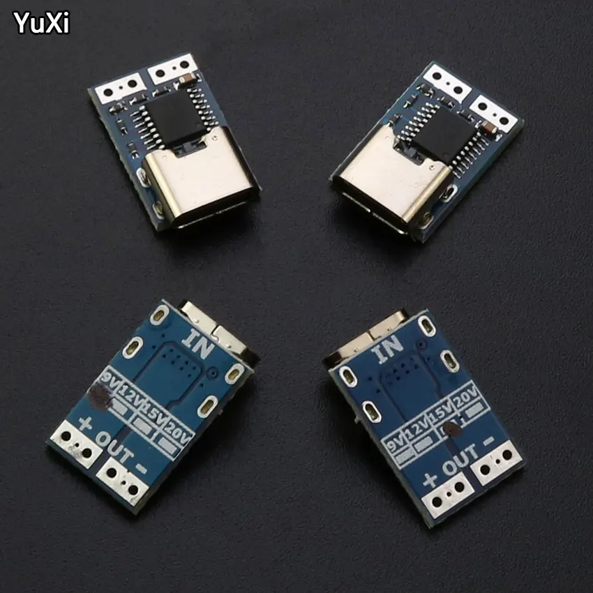 

YUXI 1PCS Type-C PD Decoy Module PD23.0 to DC DC Trigger Extension Cable QC4 Charger 9V 12V 15V 20V PDC004-PD