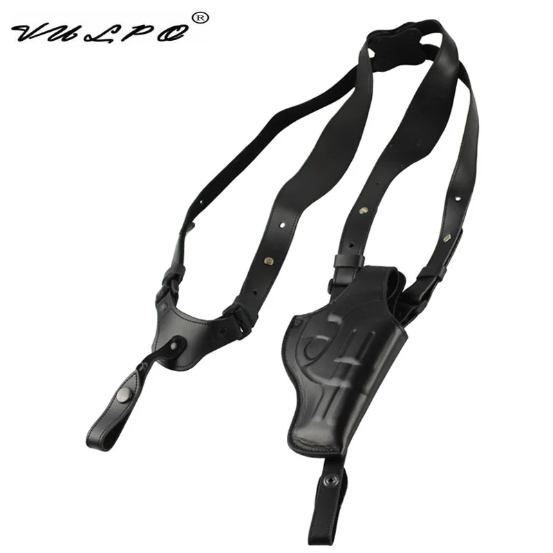 VULPO High Quality Leather Shoulder Pistol Holster For Revolver