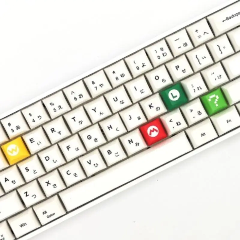 Cappuccio chiave di sublimazione PBT di personalità dei Keycaps di profilo della ciliegia dell'oem di 4 pz/set per le periferiche meccaniche del Computer della tastiera dell'interruttore di MX