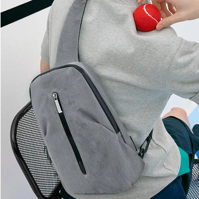 

Super hot Street trend Cross Chest Bag man fashion brand ins fashion small bag Japanese men messenger one shoulder bag