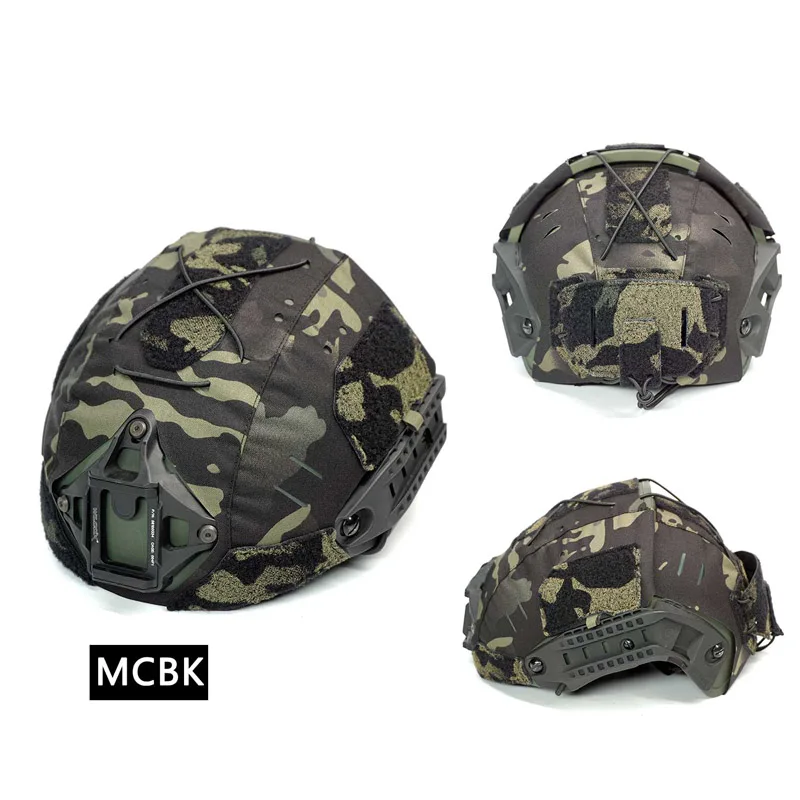 CP AF Helmet Cover Tactical Helmet Protective Cover Camouflage Cloth Laser Cutting Two-Piece MC MCBK BK RG CB