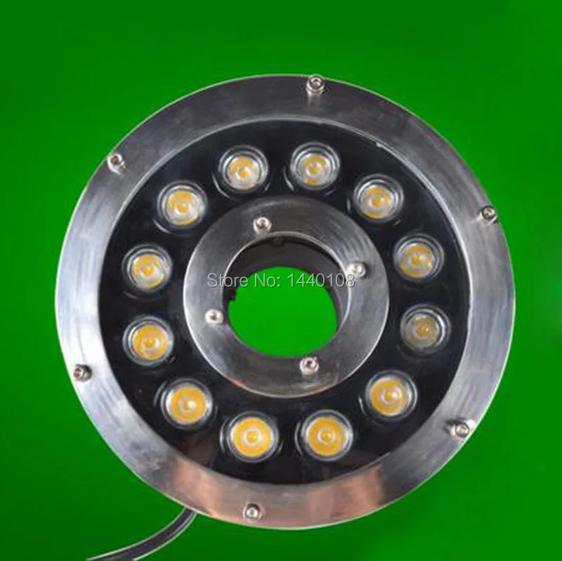 3pcs/lot RGB 12W Led Underwater Lights For Ponds Light DC12V Waterproof IP68 Fountain/Pool Light Marine Swimming Pool