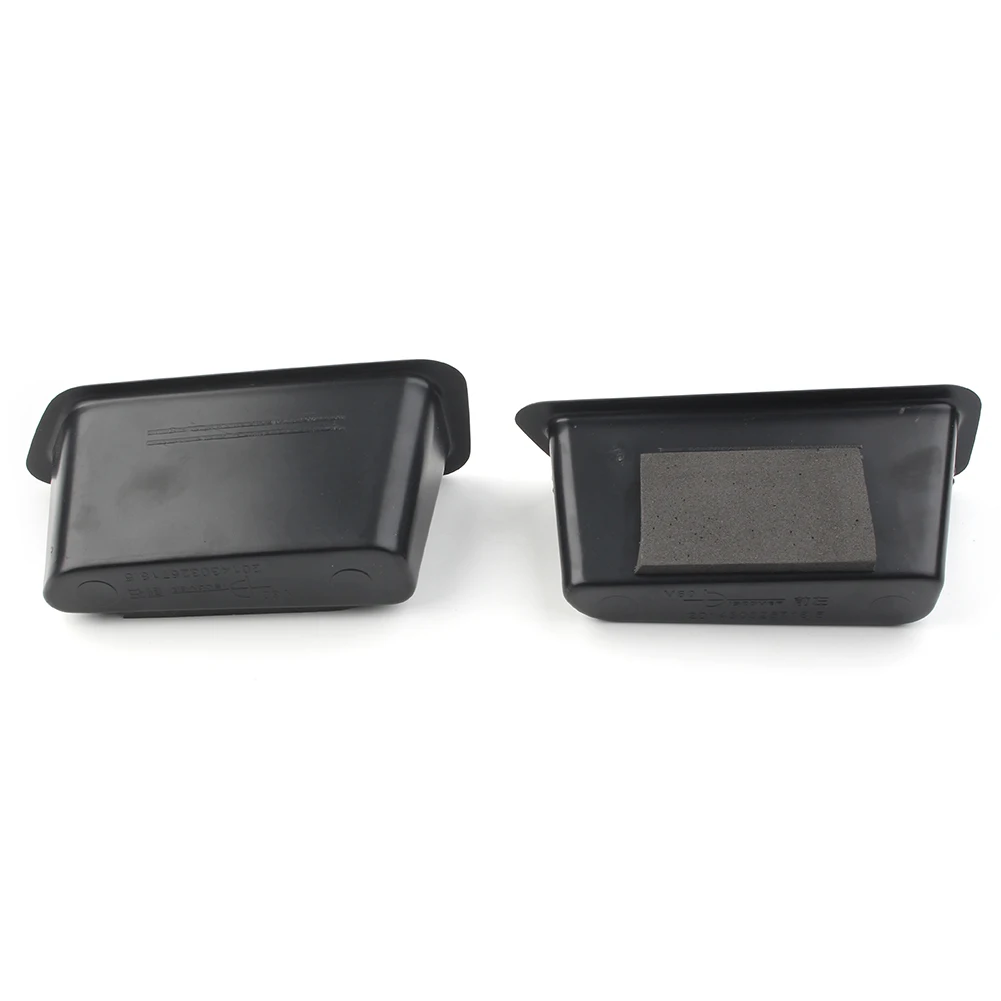 2PCS Car Front Door Storage Box Organizer Container Holder For Volvo S60 V60 2010 2011 2012 2013 2014 2015 2016 2017 Left Drive