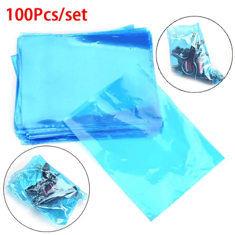 100Pcs/lot 130x98mm Tattoo Disposable Cover Tattoo Machine Clip Cord Sleeve Bag Storage Pouch