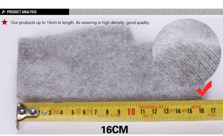 Nerz Kaschmir Herbst Winter Frauen Handschuhe Fingerlose Warme Waschbär Wolle Handschuh Handgelenk Länge Daumen Loch Handschuhe Koreanische Weibliche Schöne – Detail 19