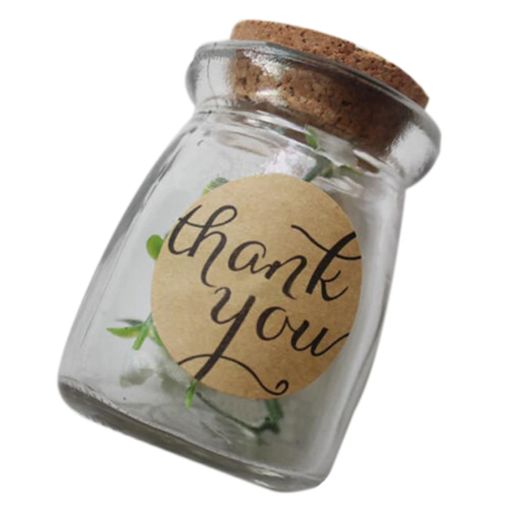 12 قطعة شكرا لك الحرفية الديكور ختم التعبئة والتغليف الأختام كرافت ملصقات قابلة للالتصاق ورق لفّ الحلوى العلامات لتقوم بها بنفسك يدوية الصنع ...