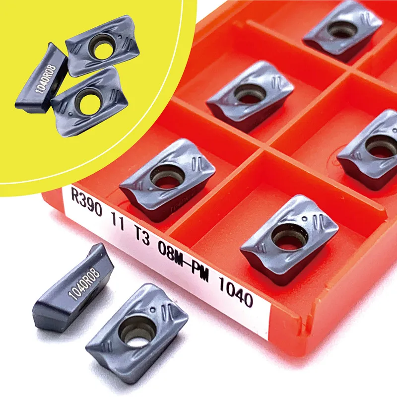 R390 11T308 PM 1025 1030 1040 1130 4040 1010 inserti in metallo duro per utensili da taglio per tornio per utensili da taglio indicizzabili
