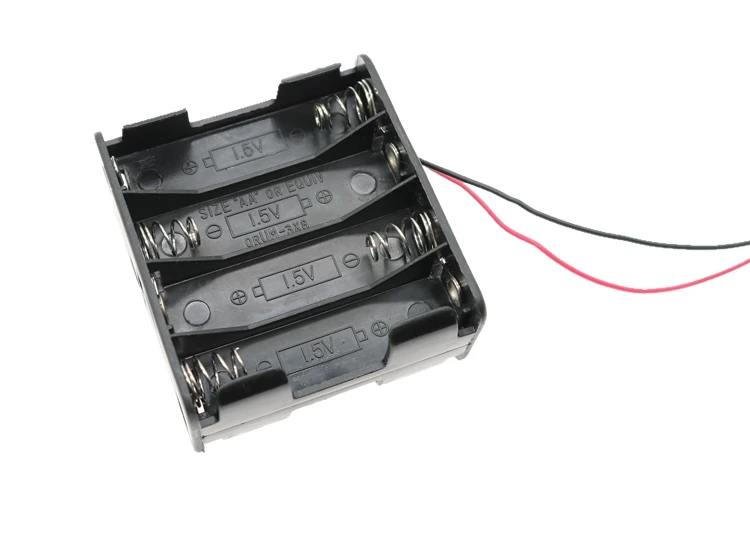 MasterFire 20pcs/lot 8 X 1.5V AA Back to Back Battery Holder Case With Wire Lead 8 Slots 12V Batteries Storage Box Shell