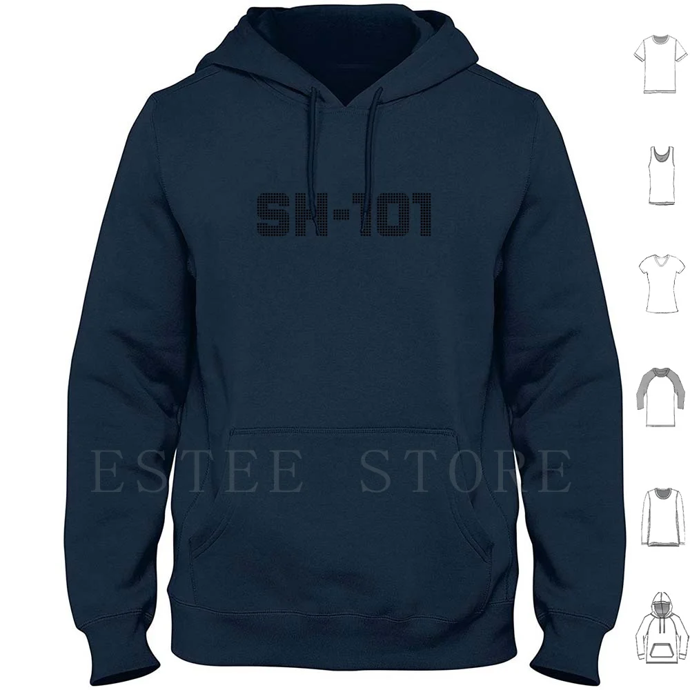 Sh-101 Vintage Synth Sudadera con capucha de manga larga Sh 101 Synth Analogue 80s Vintage Synthesizer Roland Teclado Oldskool 101 Japonés