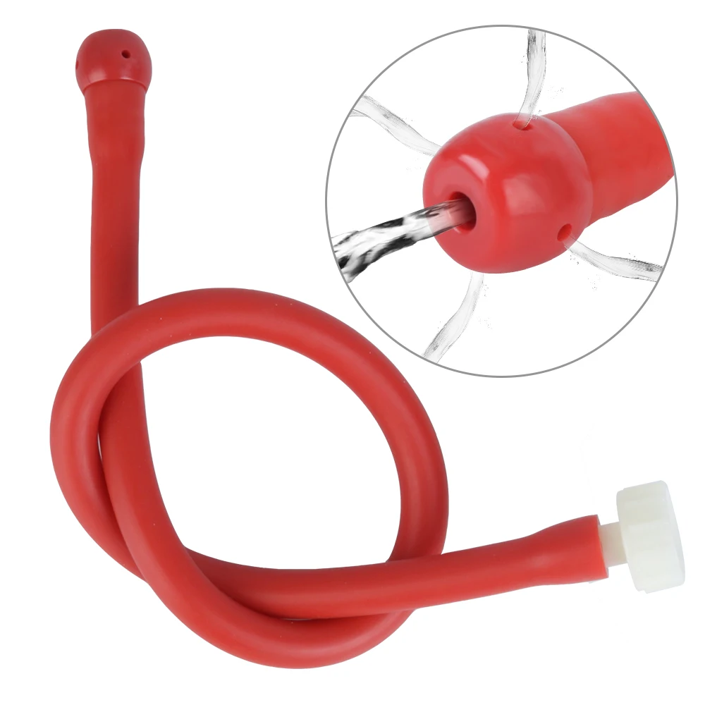 Anal Cleaning Shower Douche 50/100cm Tube Vaginal Wash 5 Hole Enema Tube Soft Silicone Bidet Pipe Sex Toys For Women Men