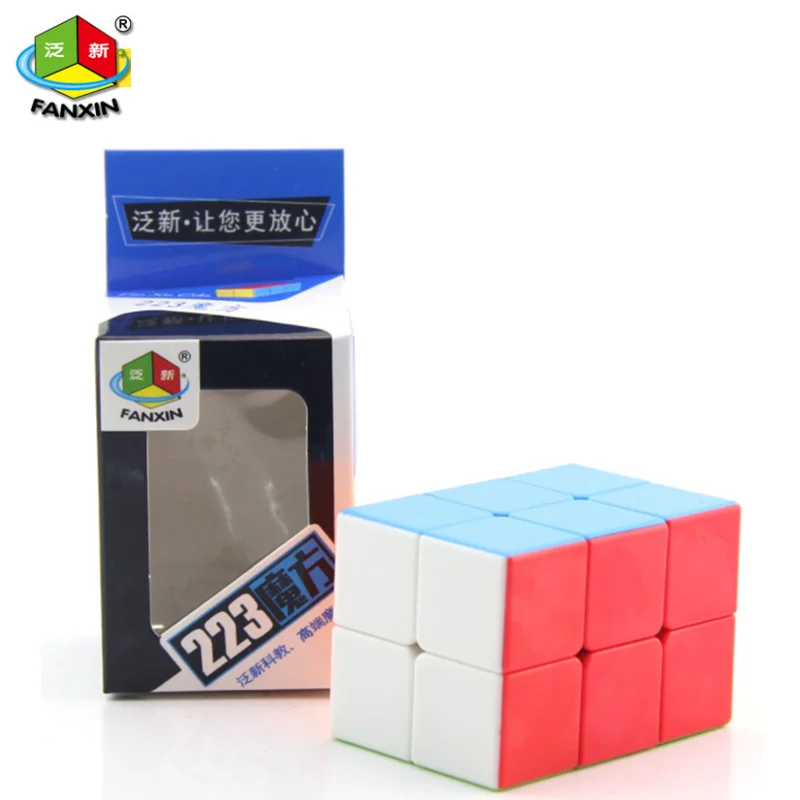 Novo fanxin quebra-cabeça 2x2x3 cubo 223 stickerless velocidade educacional 2*2*3 torção sabedoria jogo de quebra-cabeça 322 3x2x2 cubo mágico brinquedos presentes