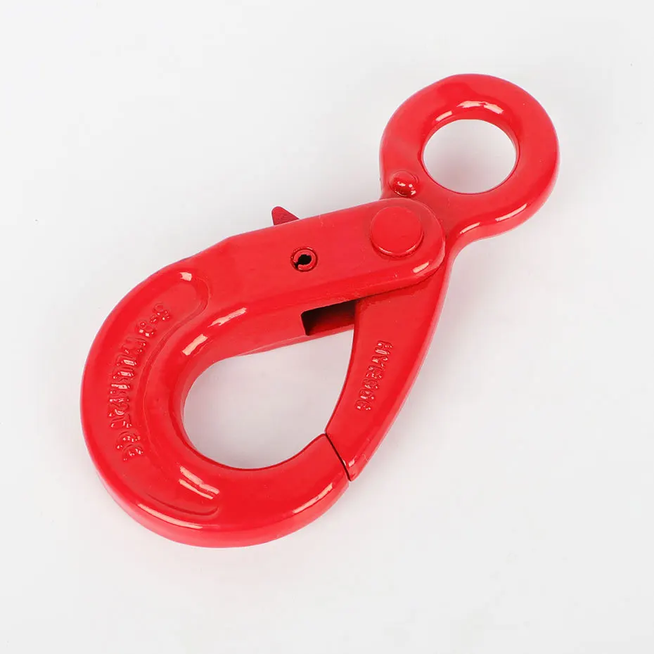 Brand Eye-Shaped Safety Hook Alloy Steel Self-Locking Hook 1.12 Tons Eye-Shaped Lifting Hook