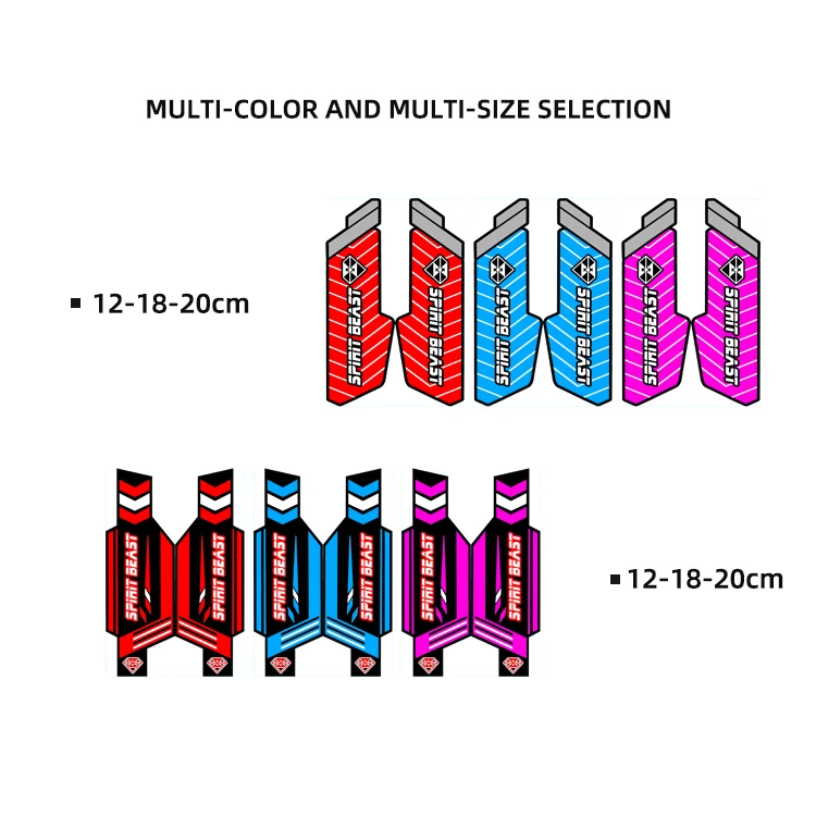 Shock absorber stickers modified electric motorcycle universal front fork stickers scooter shock absorber reflective stickers