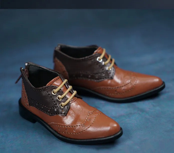 BJD shoes are suitable for Uncle size business formal wear British style lace-up shoes Korean casual breathable shoes