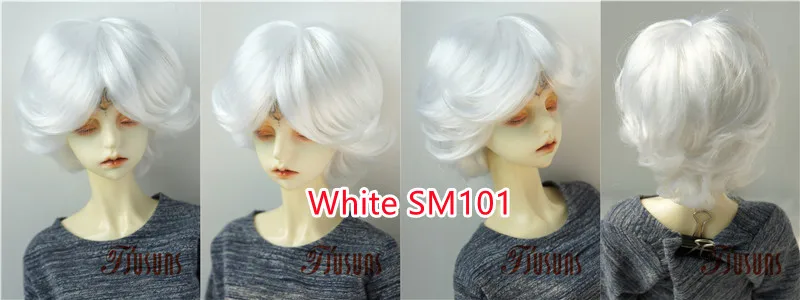 Doll Wigs JD075 1/3 8-9inch 21-23cm Boyish Cupid Curls Synthetic Mohair SD BJD Doll Wigs