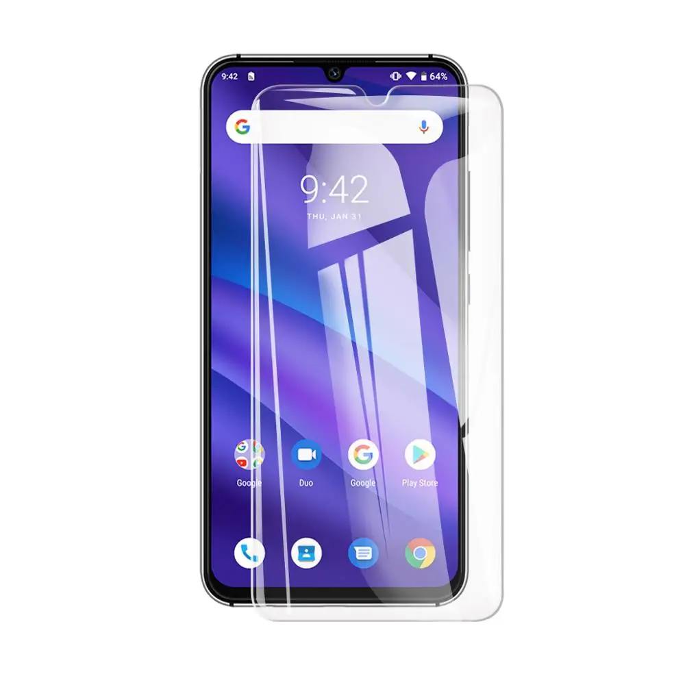الزجاج المقسى ل umidigi a5 برو واقي للشاشة 9H الصلب 2.5D انفجار برهان طبقة رقيقة واقية