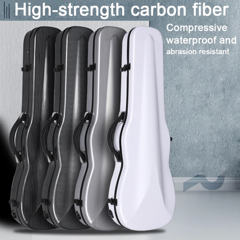 

High-quality Full Size 4/4 Violin Case High-strength carbon fider Violin Hard Case compressive waterproof and abrasion resistant