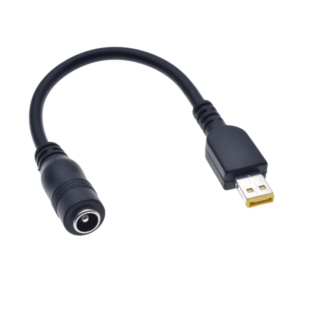 Dc Power Adapter Plug Converter for Lenovo ThinkPad 10 Helix 2 Laptop 5.5x2.5mm Female to Square Plug Connector Notebook Charger image 4