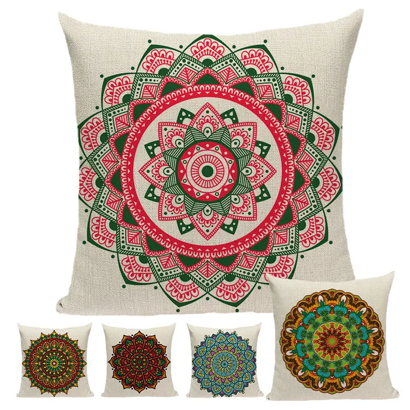 

Decorative pillows for sofa Bohemian Cushion Cover Linen Pillow Cover 45x45 for Couch Living Room Nordic Pillowcase Home Decor